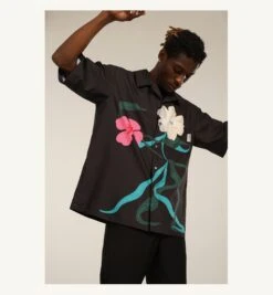 EMPTY REFERENCE "Inflorescence" Button-Up Shirt(Empty Reference Inflorescence Button Up Shirt) -Youth Urban Wear O1CN01NmRHks1h8lCr6J8TA 668204233