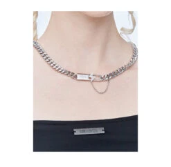 GUUKA "Lightning Bar" Double Chain Necklace(Guuka Lightning Bar Double Chain Necklace) -Youth Urban Wear O1CN01ObWVI11JHQ1NkQKPN 332741003