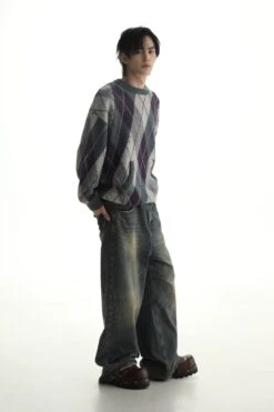 MASONPRINCE Argyle Sweater(Masonprince Argyle Sweater) 12 MASONPRINCE Argyle Sweater(Masonprince Argyle Sweater) -Youth Urban Wear O1CN01OdFsrz1aTBmzP8Duo 1716103330