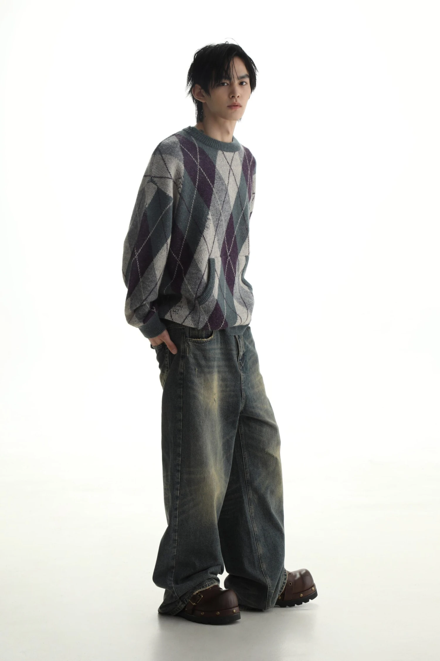 MASONPRINCE Argyle Sweater(Masonprince Argyle Sweater) 5 MASONPRINCE Argyle Sweater(Masonprince Argyle Sweater) - Image 3