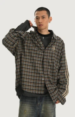 JHYQ Retro Striped Flannel(Jhyq Retro Striped Flannel) 15 JHYQ Retro Striped Flannel(Jhyq Retro Striped Flannel) -Youth Urban Wear O1CN01Pk2nES25Ads95Q0Im 2213986157486