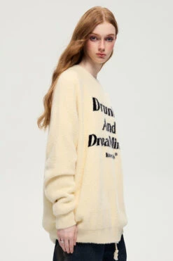 ICONSLAB "DrunK And DreaMing" Sweater(Iconslab Drunk And Dreaming Sweater) -Youth Urban Wear O1CN01PlyuJq1fQ39ZjF7DD 2209662684000