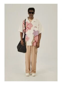 EMPTY REFERENCE Loose Floral Print Button-Up Shirt(Empty Reference Loose Floral Print Button Up Shirt) -Youth Urban Wear O1CN01PxoIP81h8lI3Zk9L7 668204233