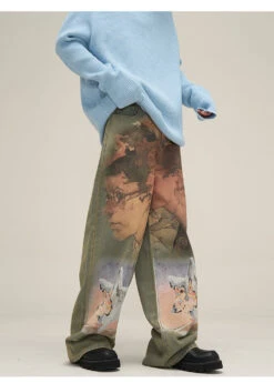 HJK Exclusive Oil Painted Jeans(Hjk Exclusive Oil Painted Jeans) -Youth Urban Wear O1CN01PzY7iC1r3Ox1xvJhj 1124265575