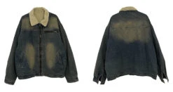 Faux Fur-Lined Faded Denim Jacket(Faux Fur Lined Faded Denim Jacket) -Youth Urban Wear O1CN01QK3QI91r3OxfPabkc 1124265575