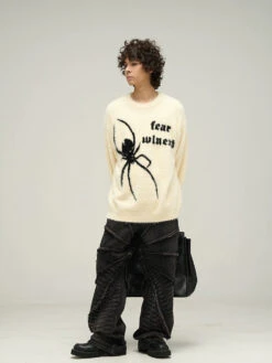 WLNEXT "Fear The Spider" Sweater(Wlnext Fear The Spider Sweater) -Youth Urban Wear O1CN01QcsEj61r3Ovet3nNM 1124265575