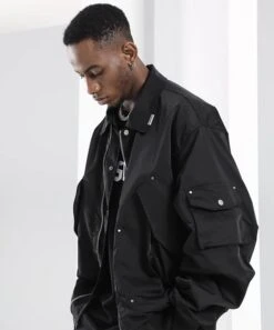 NOSAW Studded Flight Jacket(Nosaw Studded Flight Jacket) -Youth Urban Wear O1CN01R0y7mG1EK6MJTone9 265910332