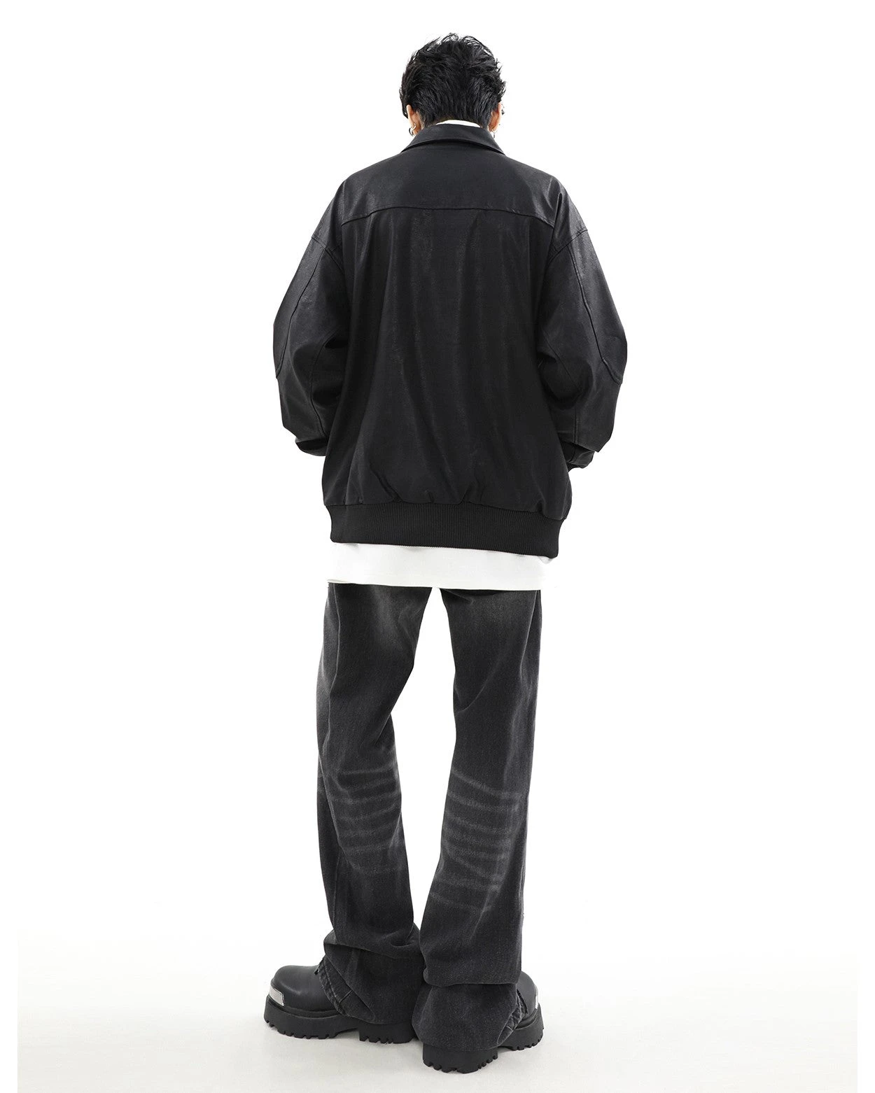 MRNEARLY Star-Studded Bomber Jacket(Mrnearly Star Studded Bomber Jacket) 12 MRNEARLY Star-Studded Bomber Jacket(Mrnearly Star Studded Bomber Jacket) - Image 10