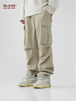 BJHG Pleated Cargo Pants(Bjhg Pleated Cargo Pants)