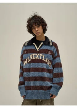 WLNEXT Logo Collared Sweater(Wlnext Logo Collared Sweater) -Youth Urban Wear O1CN01Rjj3tB1r3Ow3NiL3j 1124265575