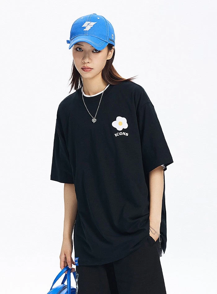 ICONSLAB Flower Garden Tee(Iconslab Flower Garden Tee) 13 ICONSLAB Flower Garden Tee(Iconslab Flower Garden Tee) - Image 12