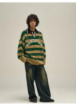 WLNEXT Logo Collared Sweater(Wlnext Logo Collared Sweater) -Youth Urban Wear O1CN01RsxWk21r3OwCAhWBn 1124265575