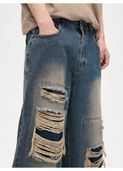 WLNEXT Patched Distressed Jeans(Wlnext Patched Hole Jeans) -Youth Urban Wear O1CN01RuEgyn1r3OsXNilvA 1124265575