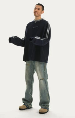 JHYQ Silver Beaded Cross Long Sleeve(Jhyq Silver Beaded Cross Long Sleeve) -Youth Urban Wear O1CN01RzsTsm25AdrxMyVSk 2213986157486