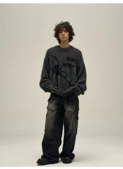 WLNEXT "Fear The Spider" Sweater(Wlnext Fear The Spider Sweater) -Youth Urban Wear O1CN01SMq0Ch1r3OwAK5whz 1124265575