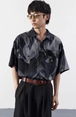 Mentmate Boxy Cut Lotus Shirt(Mentmate Boxy Cut Lotus Shirt)