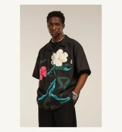 EMPTY REFERENCE "Inflorescence" Button-Up Shirt(Empty Reference Inflorescence Button Up Shirt) -Youth Urban Wear O1CN01SnWZv21h8lCts0mgB 668204233