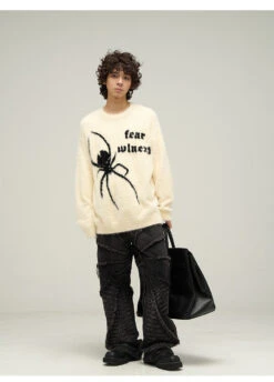 WLNEXT "Fear The Spider" Sweater(Wlnext Fear The Spider Sweater) -Youth Urban Wear O1CN01TDCgEB1r3Ovi5wvZK 1124265575