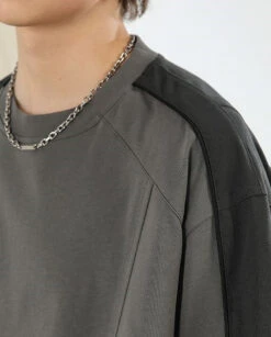 NOSAW Two-Tone Spliced Tee(Nosaw Two Tone Spliced Tee) -Youth Urban Wear O1CN01TDWaiY1EK6PZeiN5g 265910332