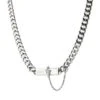 GUUKA "Lightning Bar" Double Chain Necklace(Guuka Lightning Bar Double Chain Necklace)