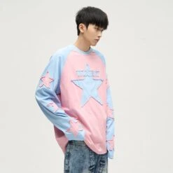 WLNEXT Patchwork Longsleeve Shirt(Wlnext Patchwork Longsleeve Tee) -Youth Urban Wear O1CN01UDxrR01r3Os5bt8Xn 1124265575