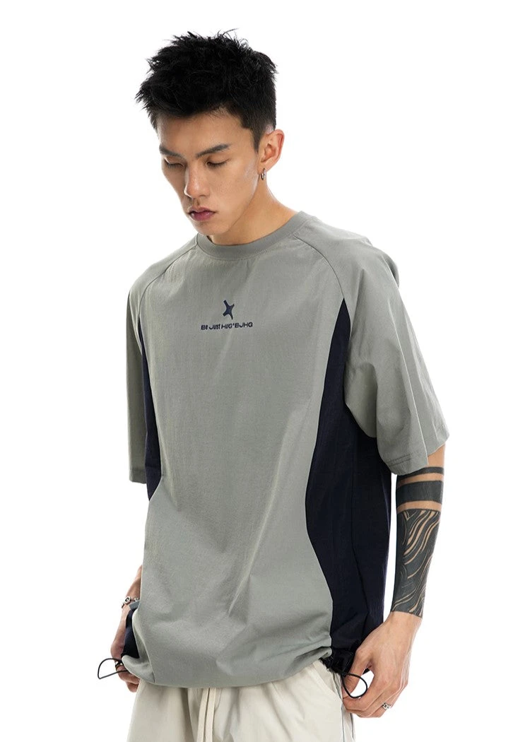 BJHG Curve Contrast Tee(Bjhg Curve Contrast Tee) 5 BJHG Curve Contrast Tee(Bjhg Curve Contrast Tee) - Image 3