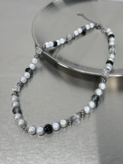 MINBIN Monochrome Pearl Necklace(Minbin Monochrome Pearl Necklace) -Youth Urban Wear O1CN01VeGTR31Xa6sf8YBL2 2046362939