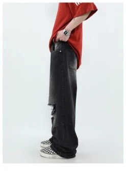 MRNEARLY Vintage Washed Ripped Jeans(Mrnearly Vintage Washed Ripped Jeans) -Youth Urban Wear O1CN01WGK8FZ1VQpcq4eNZY 2434502648