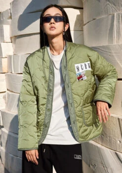 MEDM Patched Flyer Quilted Jacket(Medm Patched Flyer Quilted Jacket) -Youth Urban Wear O1CN01WRW5gX23XsbUYEyk8 732787266