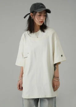 BJHG Double Collar Tee(Bjhg Double Collar Tee) -Youth Urban Wear O1CN01WlzBBH23Oii2D2Vom 2207073767246