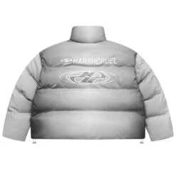 HARSH And CRUEL Silver-Tone Puffer Jacket(Harsh And Cruel Silver Tone Puffer Jacket) -Youth Urban Wear O1CN01XUNYxr2ITV9GuSz9E 2139609287