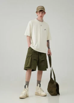 BJHG Pleated Drawstring Cargo Shorts(Bjhg Pleated Drawstring Cargo Shorts) -Youth Urban Wear O1CN01XrZJ2y23OijJ7vD0J 2207073767246