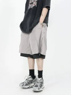 MRNEARLY Layered Zip Shorts(Mrnearly Layered Zip Shorts) -Youth Urban Wear O1CN01Xy4IGg1VQpX2KLaSb 2434502648