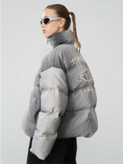 HARSH And CRUEL Silver-Tone Puffer Jacket(Harsh And Cruel Silver Tone Puffer Jacket) -Youth Urban Wear O1CN01YEgHcT2ITV8yovXsh 2139609287