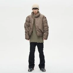 77F7GHT Overlapped Puffer Jacket(77f7ght Overlapped Puffer Jacket)