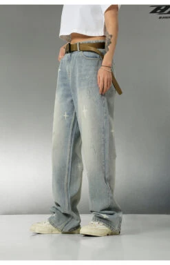 BJHG Star Spike Washed Denim Jeans(Bjhg Star Spike Washed Denim Jeans) 30 BJHG Star Spike Washed Denim Jeans(Bjhg Star Spike Washed Denim Jeans) -Youth Urban Wear O1CN01YQjIue1eVG0eKh8pD 544323876