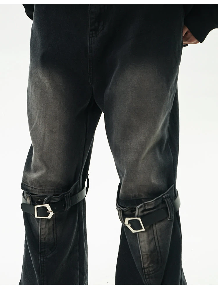 GCINIM Faded Buckle-Knee Jeans(Gcinim Faded Buckle Knee Jeans) 13 GCINIM Faded Buckle-Knee Jeans(Gcinim Faded Buckle Knee Jeans) - Image 11