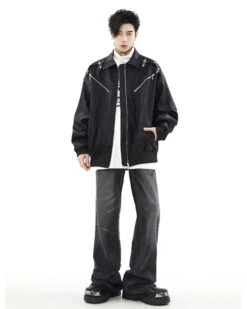 MRNEARLY Star-Studded Bomber Jacket(Mrnearly Star Studded Bomber Jacket) 30 MRNEARLY Star-Studded Bomber Jacket(Mrnearly Star Studded Bomber Jacket) -Youth Urban Wear O1CN01Z1jxIS1VQpeg7FK9A 2434502648