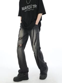 MaxDstr Scratch Ripped Jeans(Maxdstr Scratch Ripped Jeans) -Youth Urban Wear O1CN01ZNTJIF1bMbdZvvJeD 4252483451