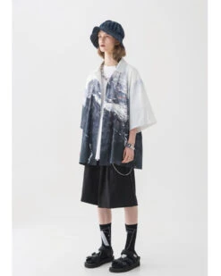 HARSH And CRUEL "Mt. Everest" Button-Up(Harsh And Cruel Mt Everest Button Up) -Youth Urban Wear O1CN01Zf4yjn2ITUoidRAzL 2139609287
