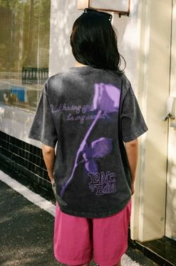 MEDM Vintage Washed "Sword & Rose" Tee(Medm Vintage Washed Sword Rose Tee) -Youth Urban Wear O1CN01Zgq5rA23XseZRMh7m 732787266