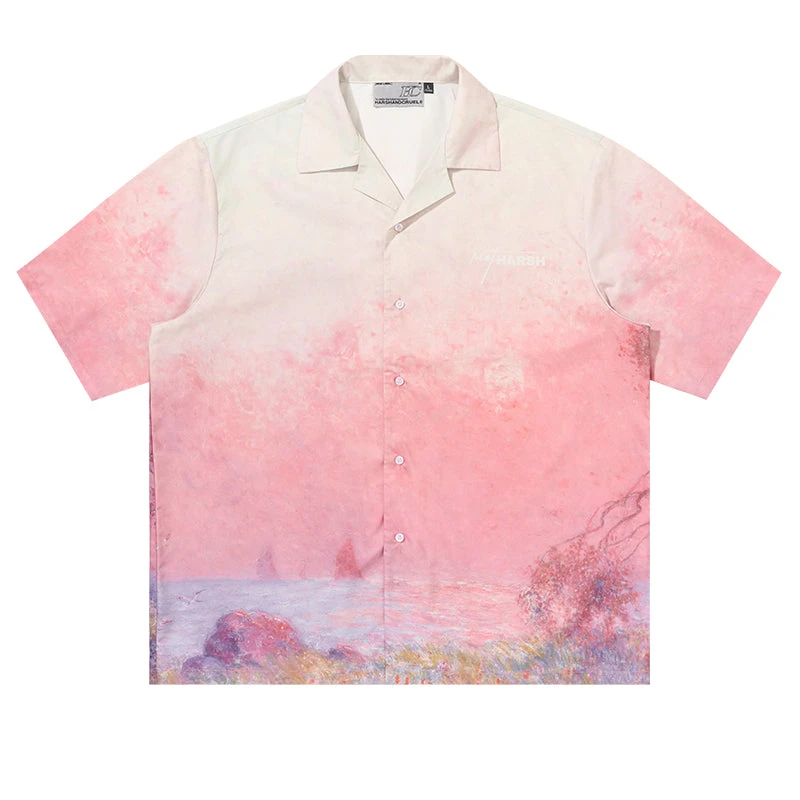 HARSH And CRUEL Painted Sunset Button-Up(Harsh And Cruel Painted Sunset Button Up) 7 HARSH And CRUEL Painted Sunset Button-Up(Harsh And Cruel Painted Sunset Button Up) - Image 5