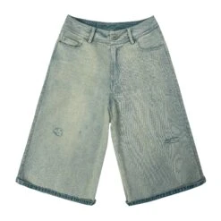 JHYQ Capri Cut Light Wash Denim Shorts(Jhyq Capri Cut Light Wash Denim Shorts) 25 JHYQ Capri Cut Light Wash Denim Shorts(Jhyq Capri Cut Light Wash Denim Shorts) -Youth Urban Wear O1CN01aoHqWd25AduB7Wadm 2213986157486