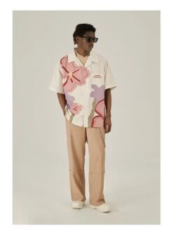 EMPTY REFERENCE Loose Floral Print Button-Up Shirt(Empty Reference Loose Floral Print Button Up Shirt) -Youth Urban Wear O1CN01bXcgwl1h8lIAYcgyK 668204233