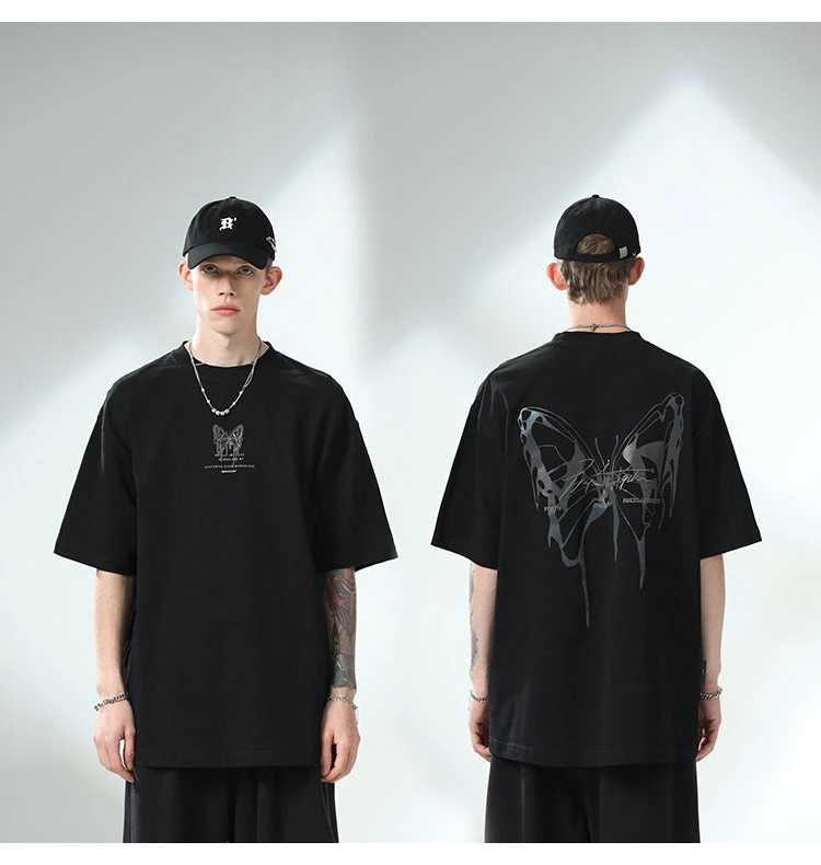 BJHG 3M Reflective Butterfly Tee(Bjhg 3m Reflective Butterfly Tee) 9 BJHG 3M Reflective Butterfly Tee(Bjhg 3m Reflective Butterfly Tee) - Image 7
