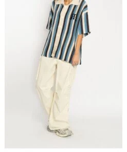 EMPTY REFERENCE Striped Crochet Collar Shirt(Empty Reference Striped Crochet Collar Shirt) -Youth Urban Wear O1CN01bpua7W1h8lNNlrDeF 668204233