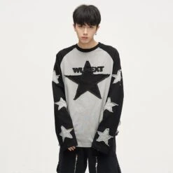 WLNEXT Patchwork Longsleeve Shirt(Wlnext Patchwork Longsleeve Tee) -Youth Urban Wear O1CN01c4Qpvv1r3Os2savxa 1124265575