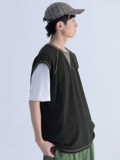 Mentmate Contrast Stitched Sleeveless Tee(Mentmate Contrast Stitched Sleeveless Tee) -Youth Urban Wear O1CN01cR0HNq1wMhmdPA4Ln 2671586294