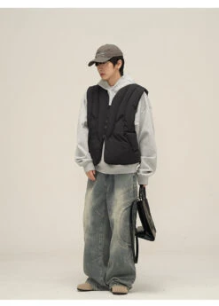 Paneled Puffer Vest(Paneled Puffer Vest) -Youth Urban Wear O1CN01cXBVMV1r3OxlI3XPC 1124265575