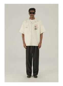 EMPTY REFERENCE Off-White Button-Up Shirt(Empty Reference Off White Button Up Shirt) -Youth Urban Wear O1CN01dLCp6Q1h8lI7JdSvD 668204233